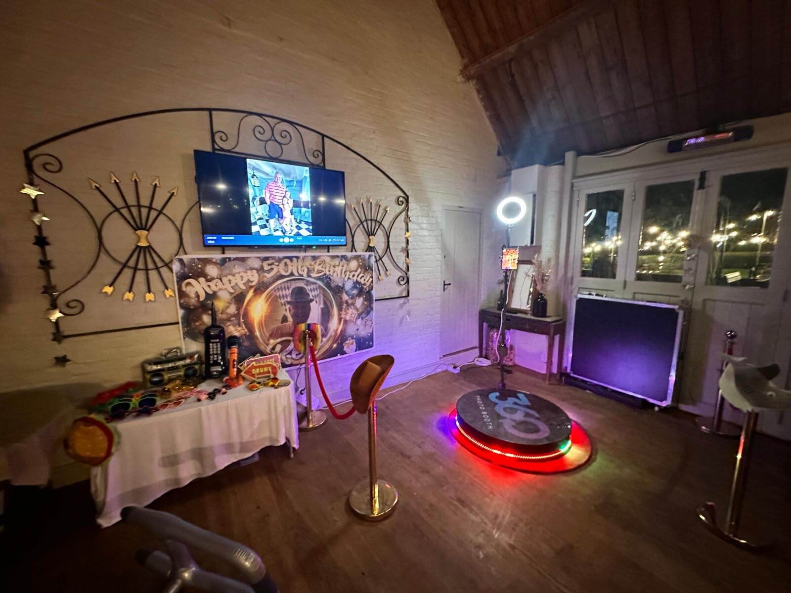360 Spin Photo Booth Hire