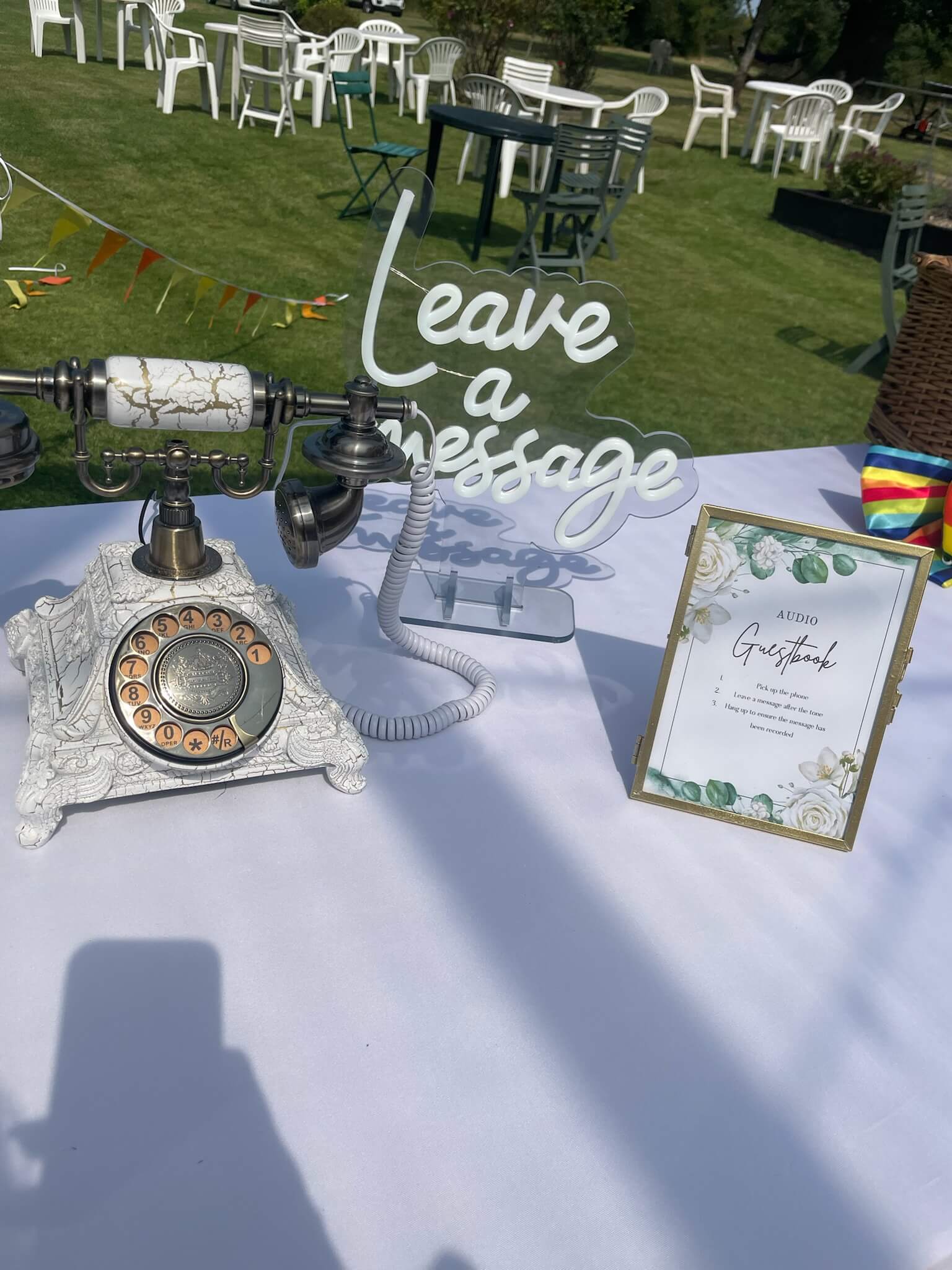 Phone Guest Book
